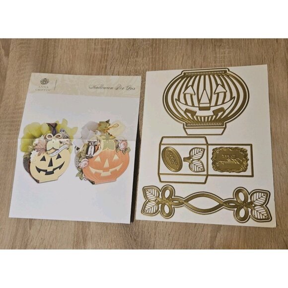 Anna Griffin Halloween Box Dies New Pumpkin Jack O Lantern Crafting - Picture 1 of 3